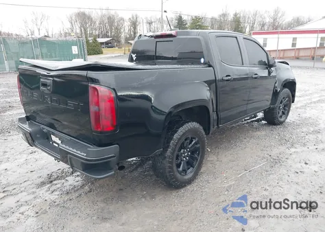 2021 Chevrolet Colorado 4Wd Short Box Z71 from USA, damaged, VIN 1GCGTDEN5M1139817